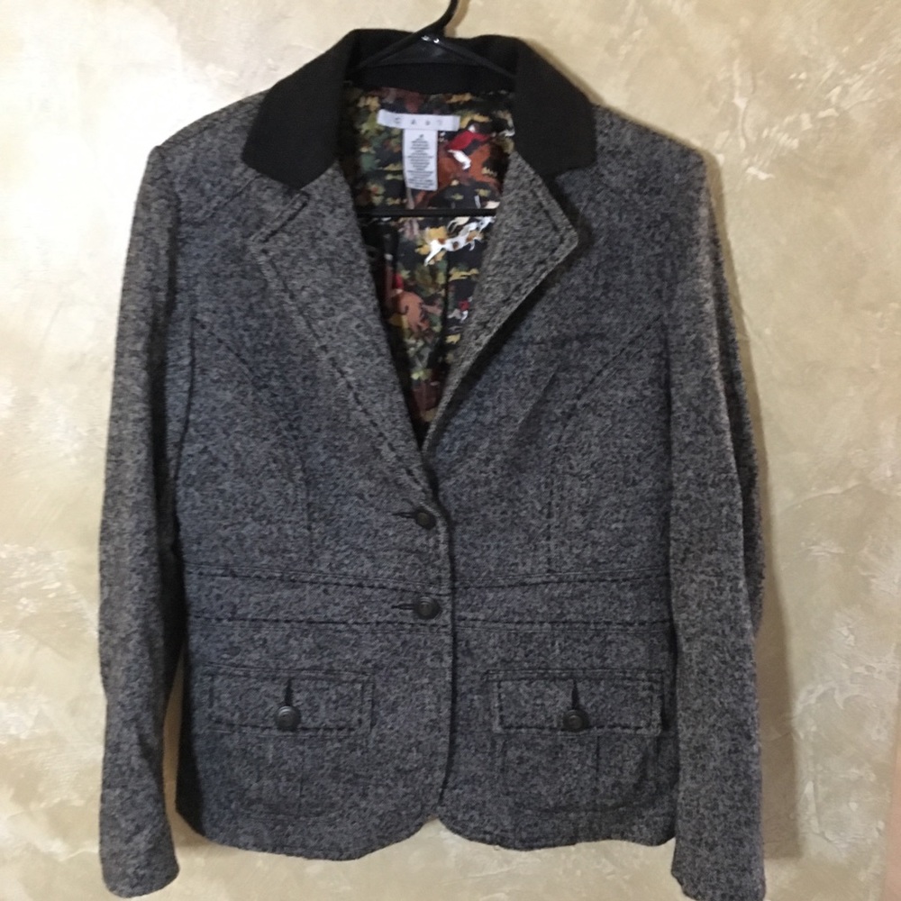 CAbi Fox Hunt Wool Blazer